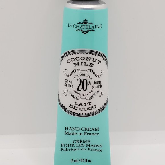 La Chantelaine Other - 🦋5/$25 La Chatelaine Coconut Milk Hand Cream Shea Butter Argan Oil .5 oz